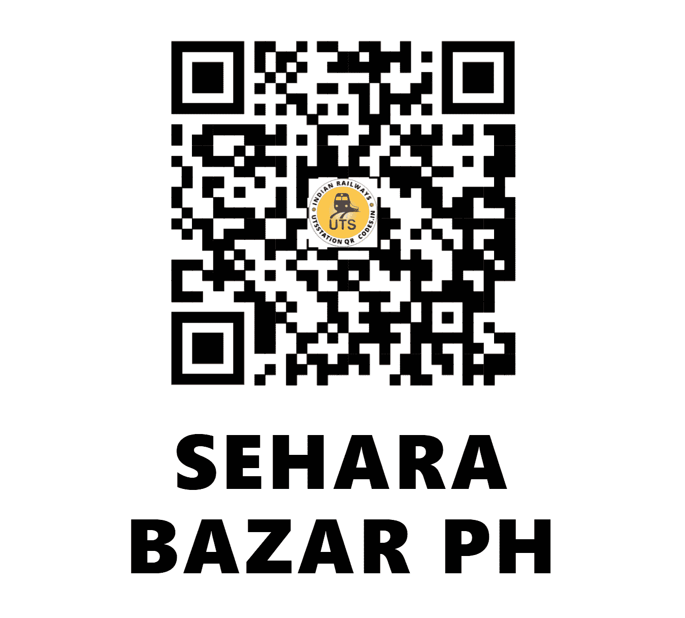 UTS QR Code for SEHARA BAZAR PH - SRBZ (SE - WEST BENGAL)